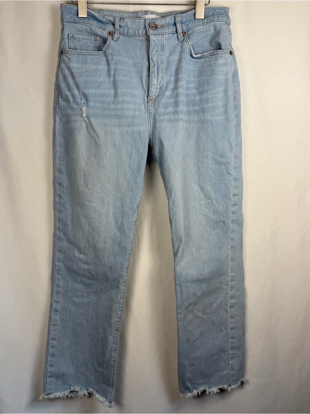 Light Blue Men’s Straight-Leg Jeans